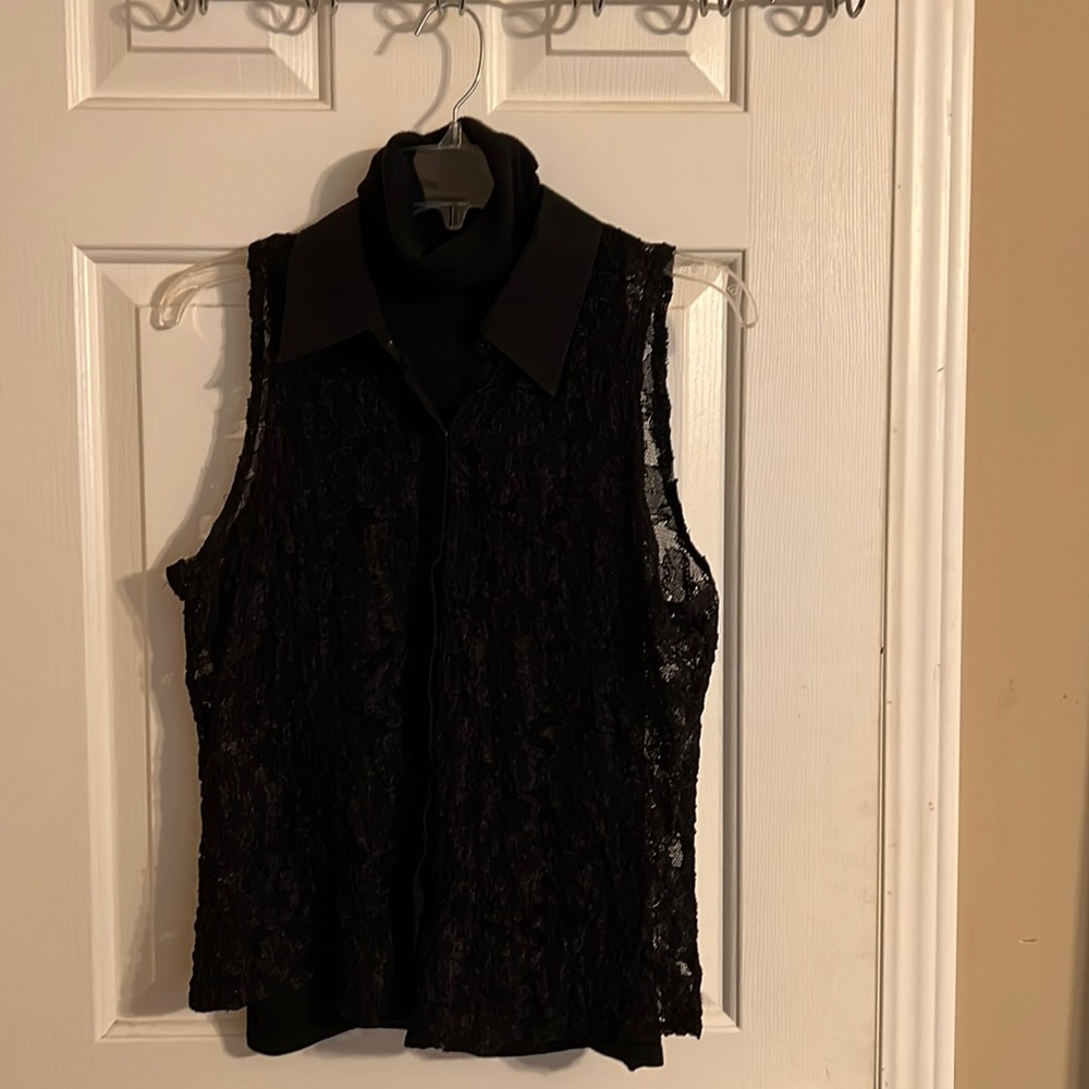 3/$10 INC Lace and turtleneck two piece set.